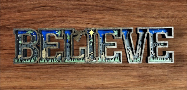 (image for) "Believe" Nativity Word Long